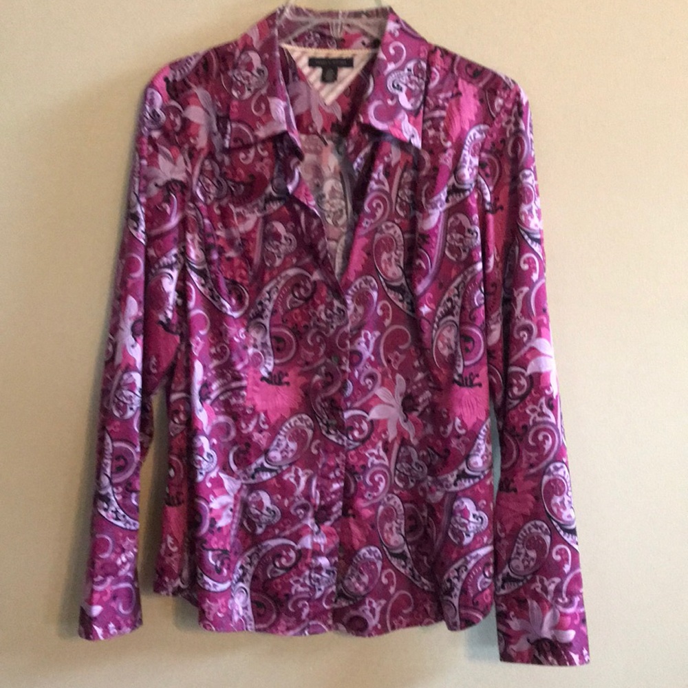 Tommy Hilfiger Pink Paisley Blouse